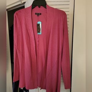Lety & Me Dark pink cardigan sweater